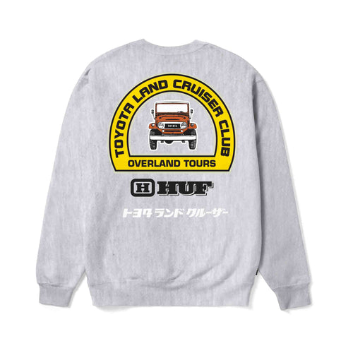 HUF - Overland Touring Crewneck - Ash