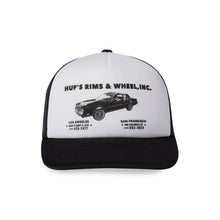 Load image into Gallery viewer, HUF - Rims and Wheels Trucker Hat - Black