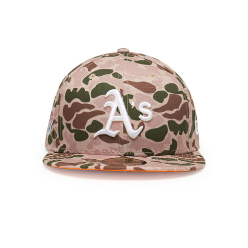 Atlanta Braves New Era Ghost Camo 59FIFTY Fitted Hat - Gray