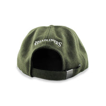 Load image into Gallery viewer, Wool Paperboy Chenille Strapback - Olive