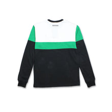 Load image into Gallery viewer, HL Longsleeve Henley - White / Green / Black