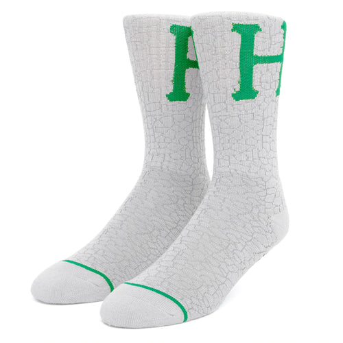 HUF - Quake Classic H Sock - White