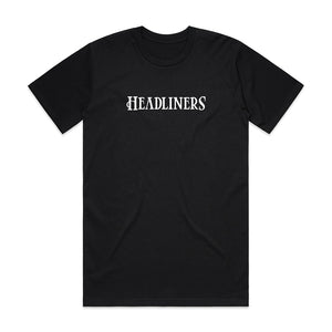 Headliners Header Logo Tee - Black