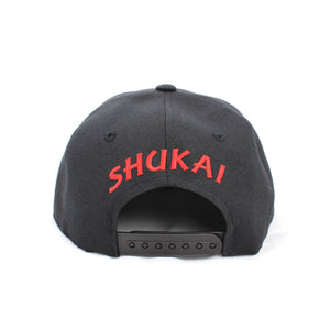 Shukai Lucky Cat Snapback - Black