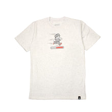 Load image into Gallery viewer, Paperboy Running Tee - White Heather / Red