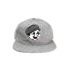 Load image into Gallery viewer, Wool Paperboy Chenille Strapback - Steel