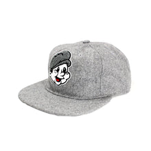 Load image into Gallery viewer, Wool Paperboy Chenille Strapback - Steel