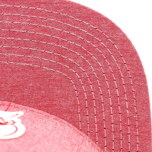 Load image into Gallery viewer, Paperboy Chambray Snapback - Scarlet